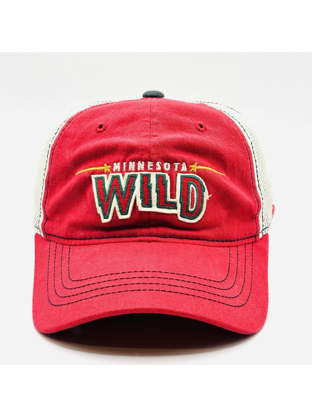 Minnesota Wild Hat Cap Fitted Size Medium Reebok NHL Hockey